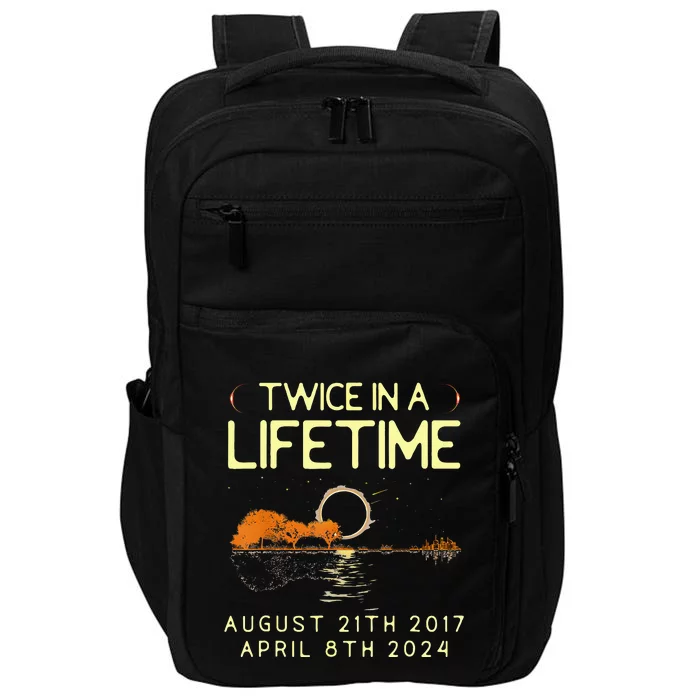 Solar Eclipse Twice In Lifetime April 08 2024 Impact Tech Backpack