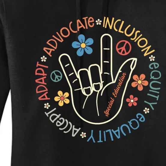 Special Education Teacher Inspirational Sped Teachers Autism Women's Pullover Hoodie