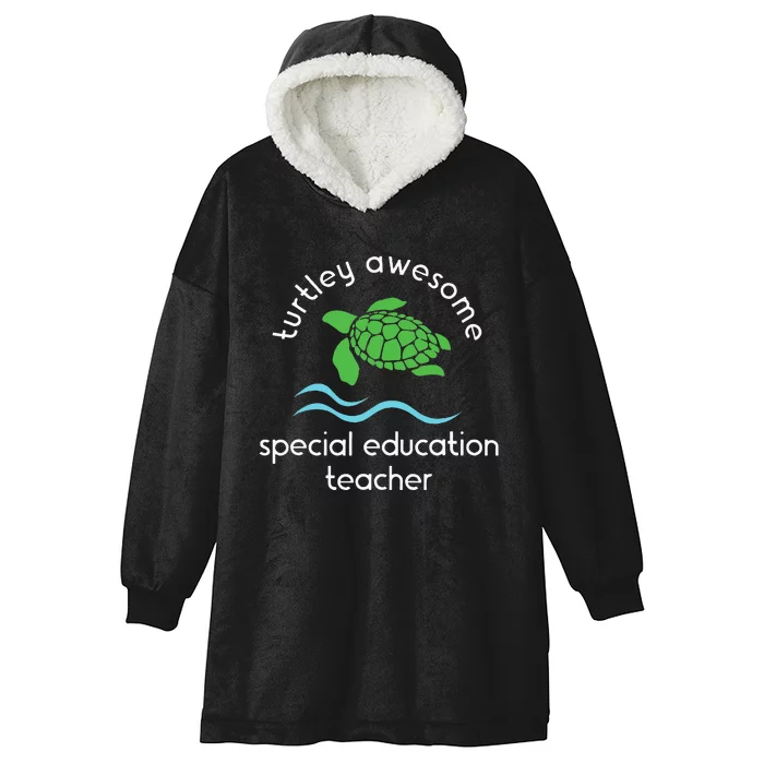 Special Education Teacher Hooded Wearable Blanket