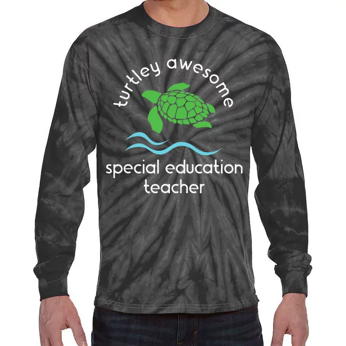 Special Education Teacher Tie-Dye Long Sleeve Shirt