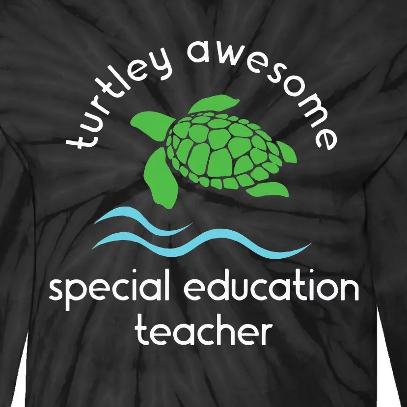 Special Education Teacher Tie-Dye Long Sleeve Shirt