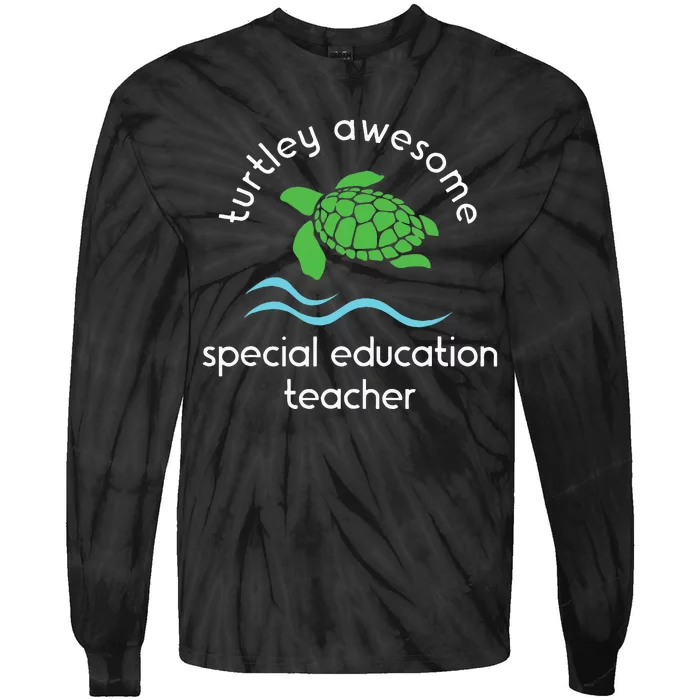 Special Education Teacher Tie-Dye Long Sleeve Shirt