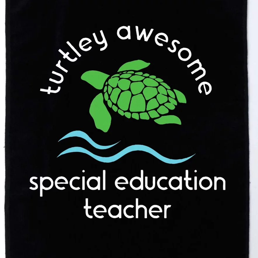 Special Education Teacher Platinum Collection Golf Towel