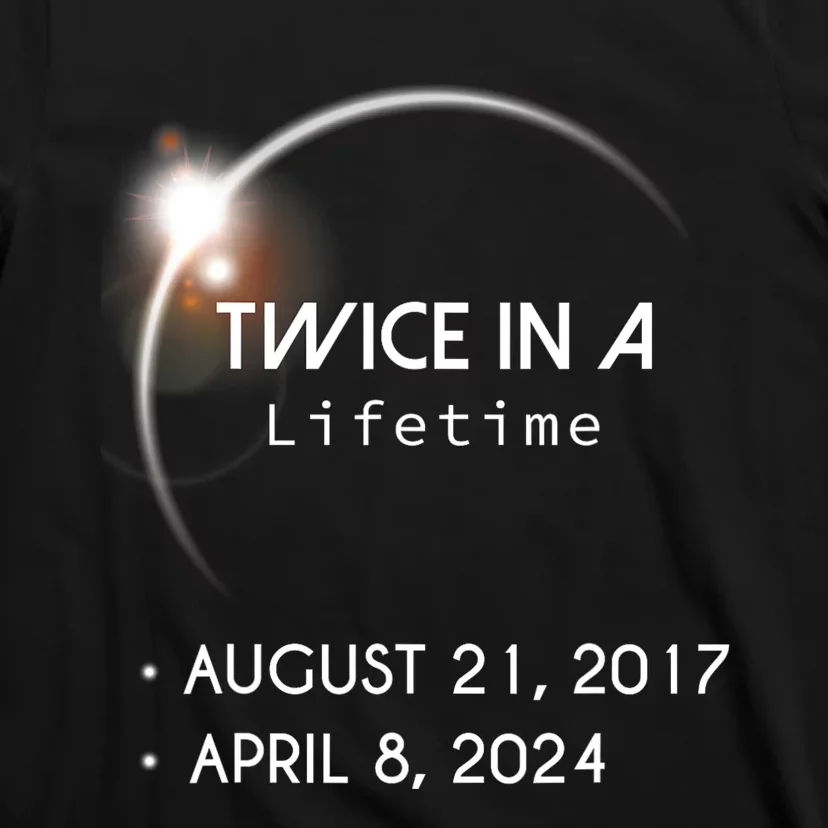 Solar Eclipse Twice In Lifetime 2024 T-Shirt