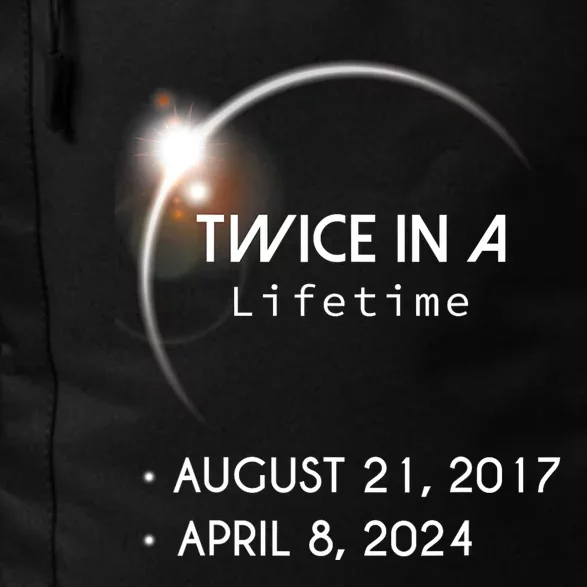 Solar Eclipse Twice In Lifetime 2024 Daily Commute Backpack