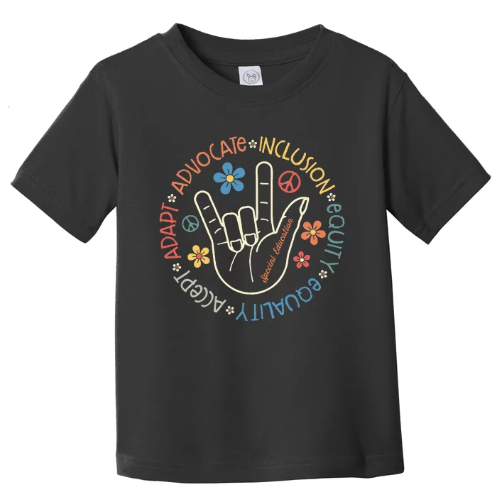 Special Education Teacher Inspirational SPED Teachers Autism Toddler T-Shirt