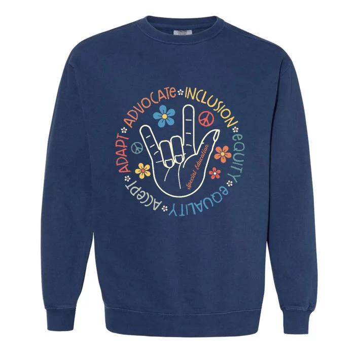 Special Education Teacher Inspirational SPED Teachers Autism Garment-Dyed Sweatshirt