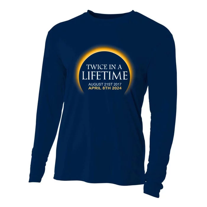 Solar Eclipse Twice In Lifetime 2024 Cooling Performance Long Sleeve Crew