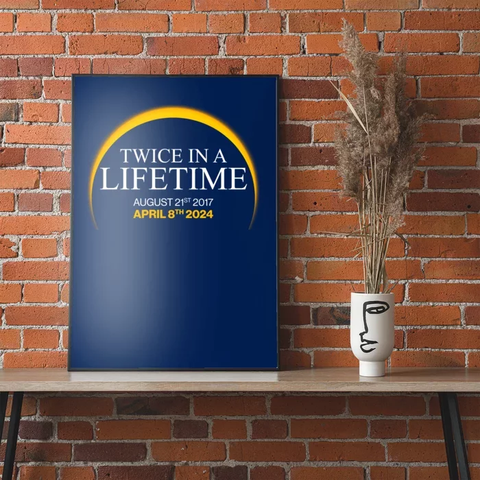 Solar Eclipse Twice In Lifetime 2024 Poster