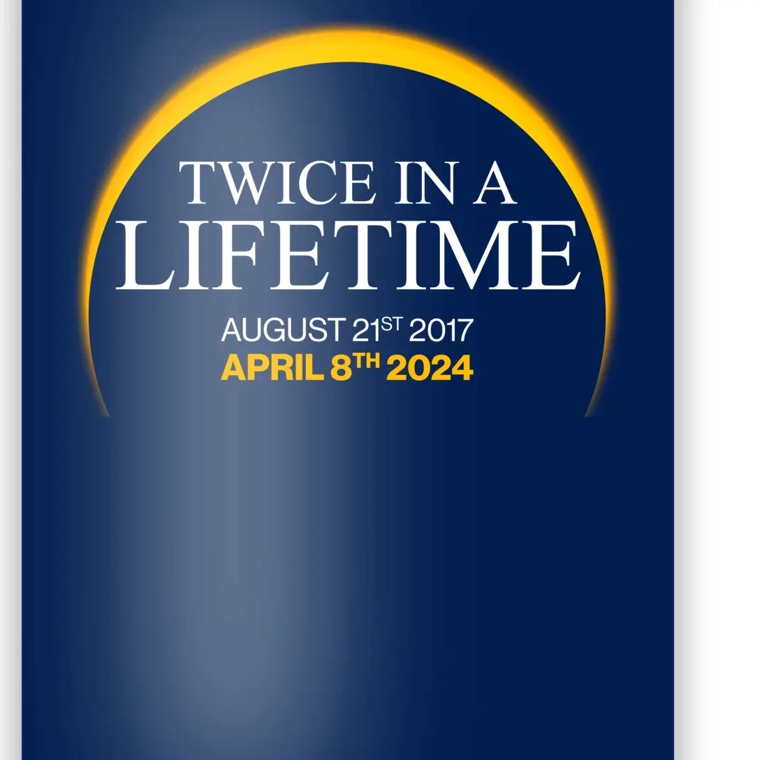 Solar Eclipse Twice In Lifetime 2024 Poster