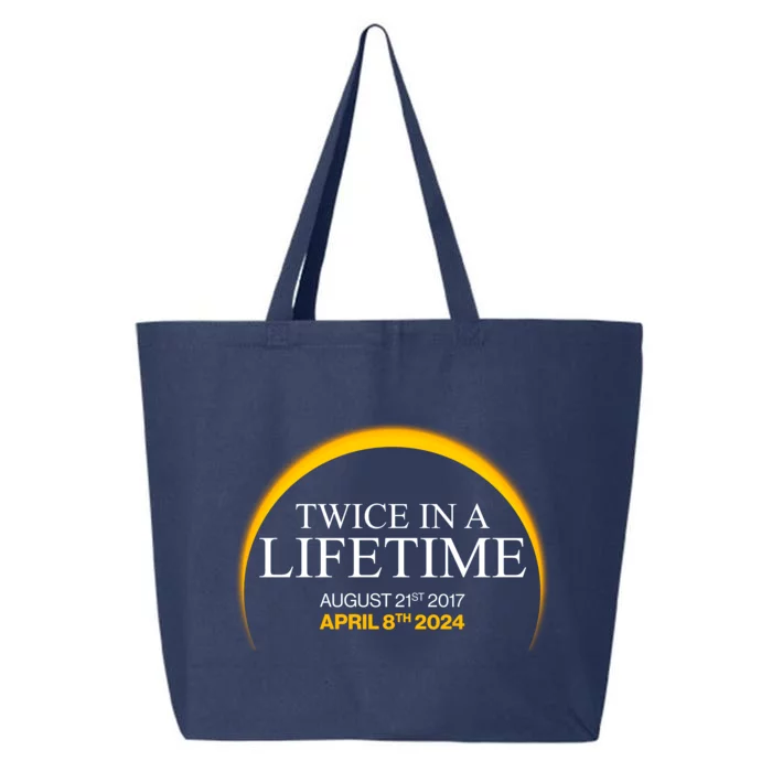 Solar Eclipse Twice In Lifetime 2024 25L Jumbo Tote