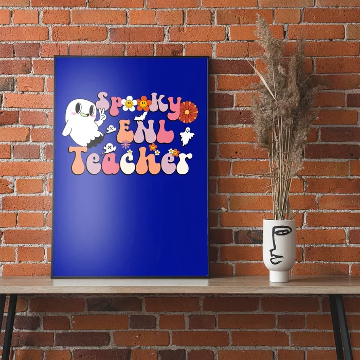 Spooky Enl Teacher Groovy Halloween English New Language Meaningful Gift Poster