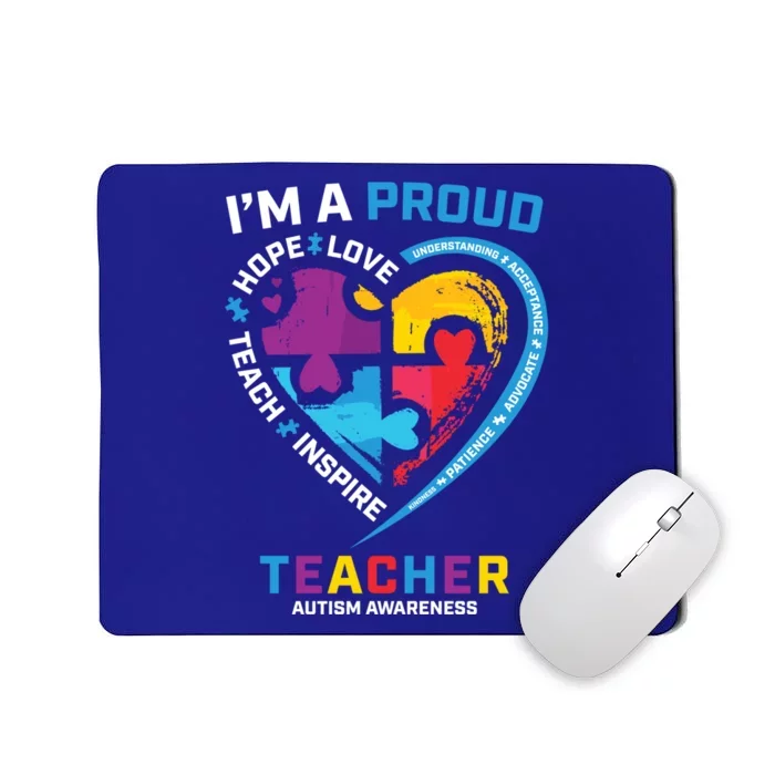 Special Ed Teacher Autism Awareness Funny Gift Autism Teachers Great Gift Mousepad