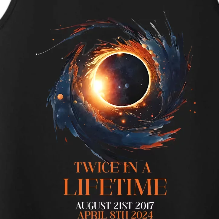 Solar Eclipse Twice In Lifetime 2024 Solar Eclipse Performance Tank