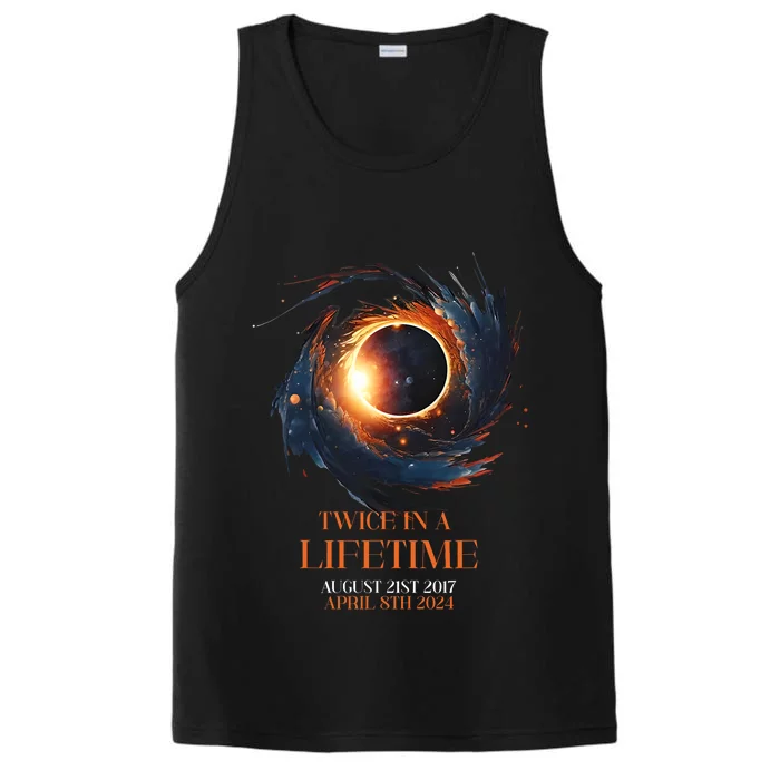 Solar Eclipse Twice In Lifetime 2024 Solar Eclipse Performance Tank