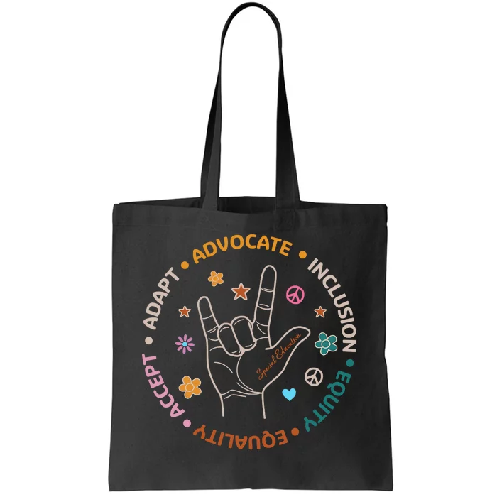 Special Education Teacher Neurodiversity Sped Teacher Your Words Matter Tote Bag