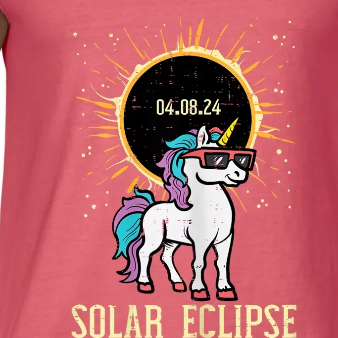 Solar Eclipse Unicorn 04.08.24 Teen Comfort Colors® Tank Top