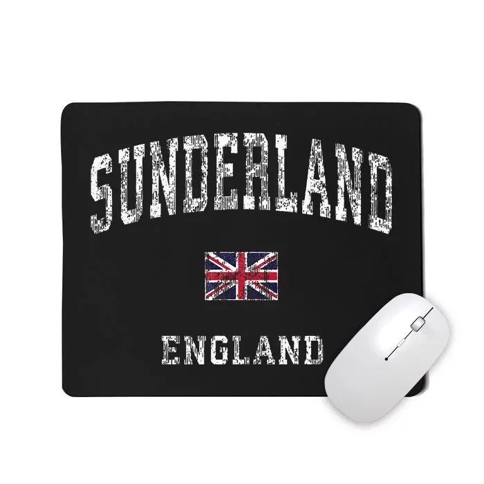 Sunderland England Vintage Athletic Sports Mousepad