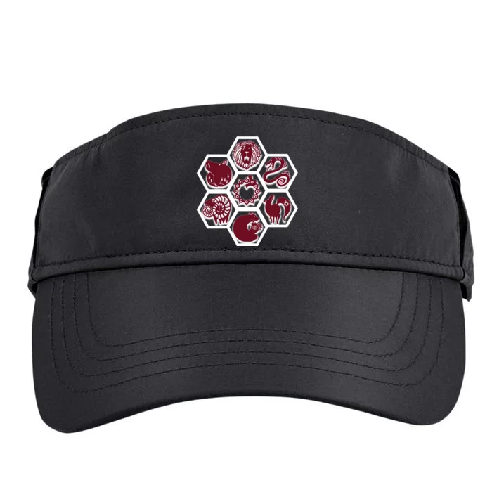 Seven Deadly Sins Emblems Adult Drive Performance Visor