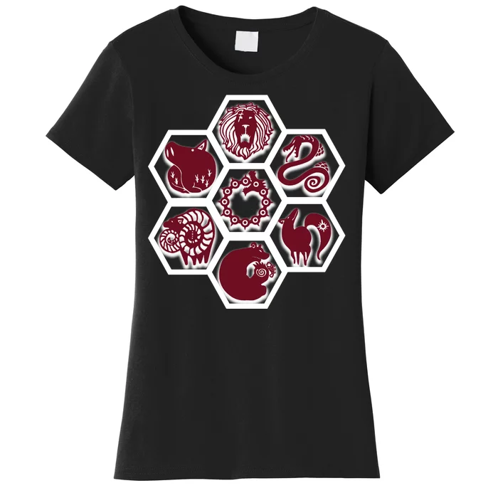 Seven Deadly Sins Emblems Women's T-Shirt