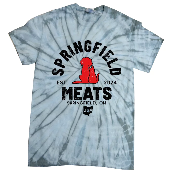 Springfield Eat What TheyRe Eating Dogs Cats Pets Trump Tie-Dye T-Shirt