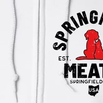 Springfield Eat What TheyRe Eating Dogs Cats Pets Trump Full Zip Hoodie