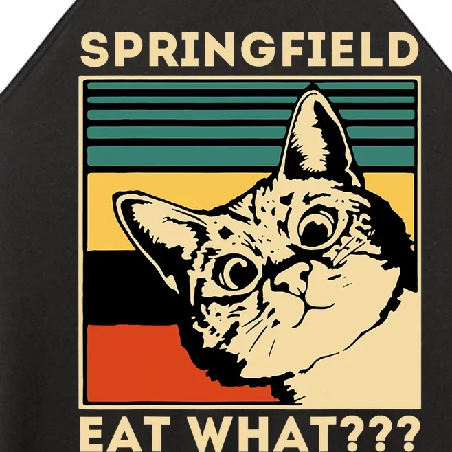 Springfield Eat What TheyRe Eating Dogs Cats Pets Trump Women’s Perfect Tri Rocker Tank