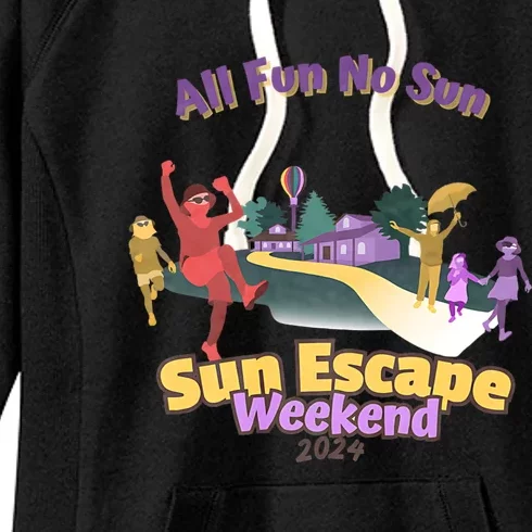 Sun Escape Weekend 2024 Front & Back Women's Fleece Hoodie