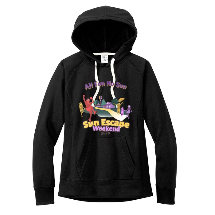 Sun Escape Weekend 2024 Front & Back Women's Fleece Hoodie