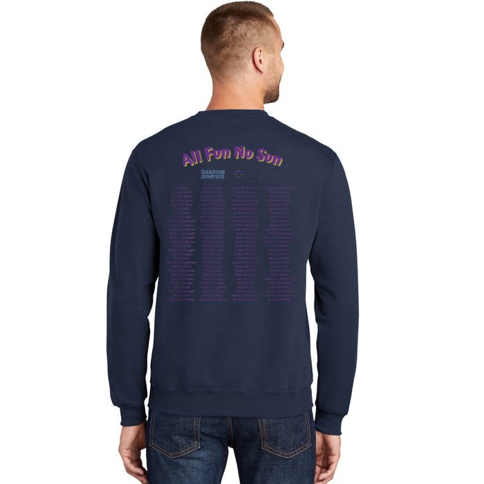 Sun Escape Weekend 2024 Front & Back Tall Sweatshirt