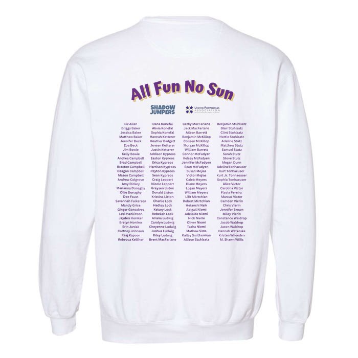 Sun Escape Weekend 2024 Front & Back Garment-Dyed Sweatshirt