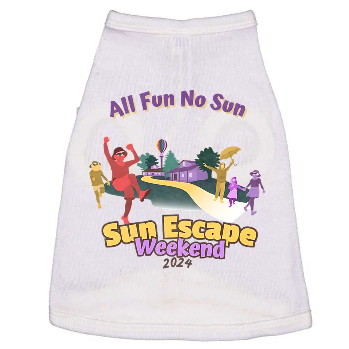 Sun Escape Weekend 2024 Front & Back Doggie Tank