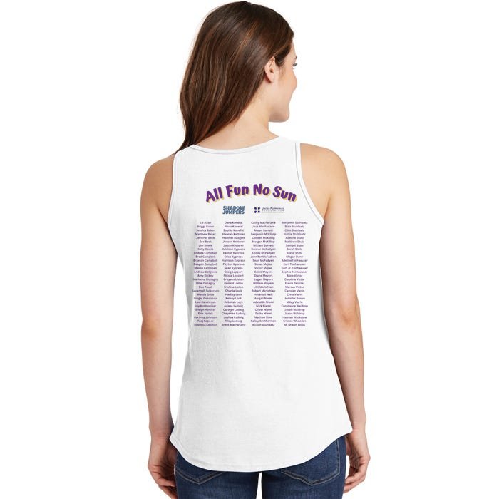 Sun Escape Weekend 2024 Front & Back Ladies Essential Tank