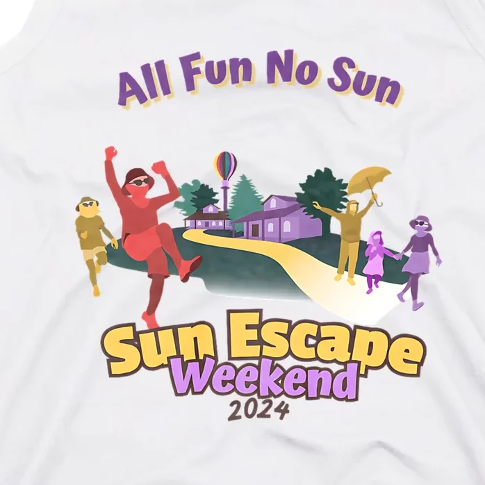 Sun Escape Weekend 2024 Front & Back Tank Top