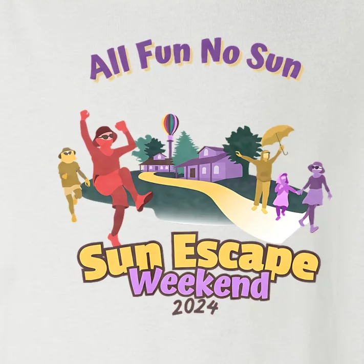 Sun Escape Weekend 2024 Front & Back Toddler Long Sleeve Shirt