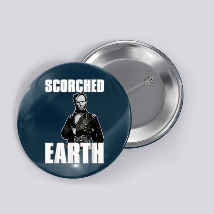 Scorched Earth William Tecumseh Sherman Button