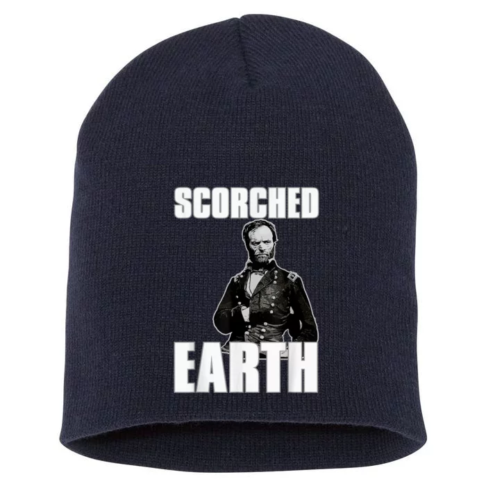 Scorched Earth William Tecumseh Sherman Short Acrylic Beanie