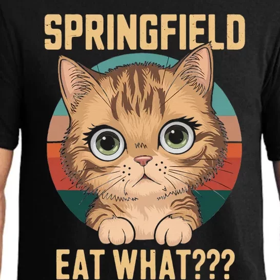 Springfield Eat What TheyRe Eating Dogs Cats Pets Trump Pajama Set