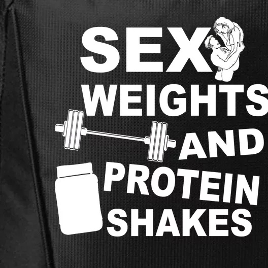 Sex Weights Protein Shakes City Backpack