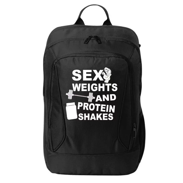 Sex Weights Protein Shakes City Backpack