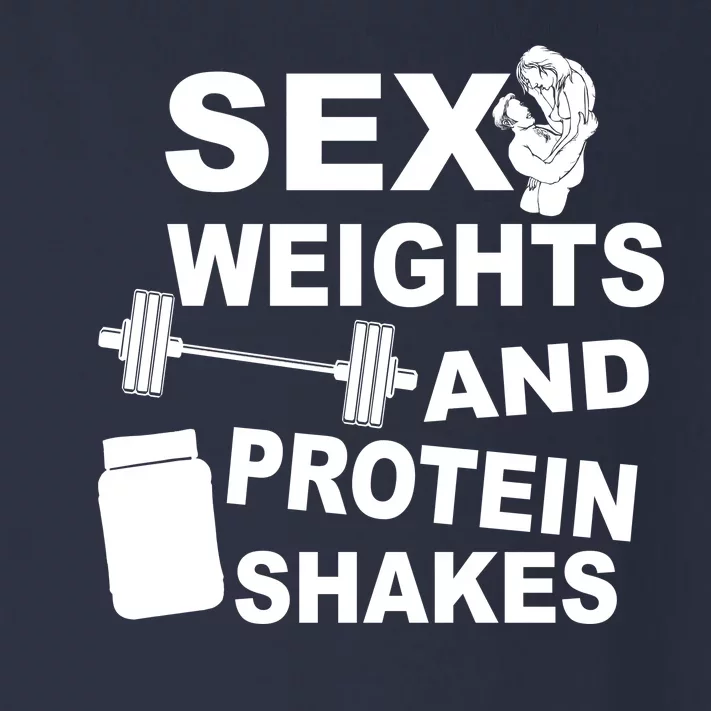 Sex Weights Protein Shakes Toddler Long Sleeve Shirt