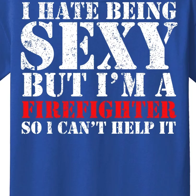 Sexy Firefighter Kids T-Shirt