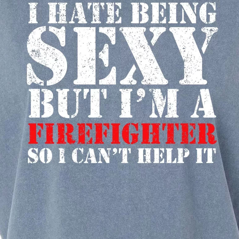 Sexy Firefighter Garment-Dyed Women's Muscle Tee