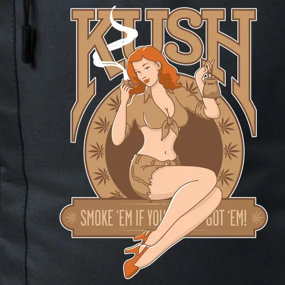 Sexy Lady Kush Smoke Marijuana Daily Commute Backpack