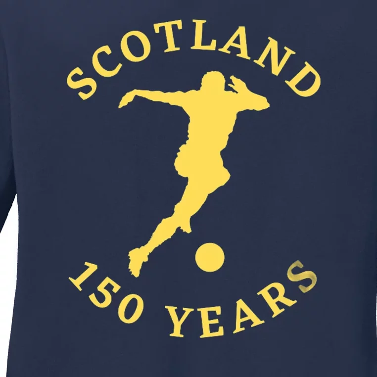 Scotland Football 150th Anniversary Scottish Ladies Long Sleeve Shirt