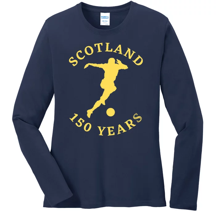 Scotland Football 150th Anniversary Scottish Ladies Long Sleeve Shirt