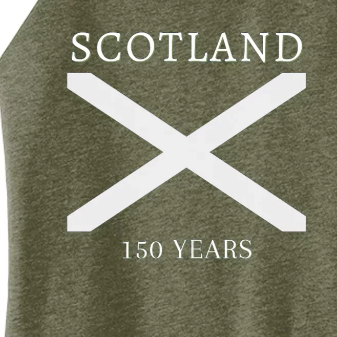 Scotland Football 150th Anniversary Scottish Women’s Perfect Tri Rocker Tank