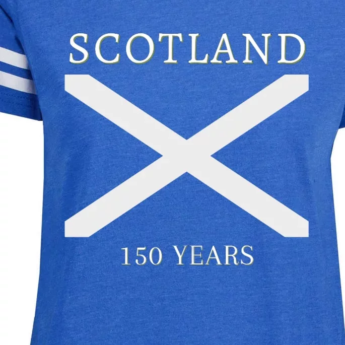 Scotland Football 150th Anniversary Scottish Enza Ladies Jersey Football T-Shirt