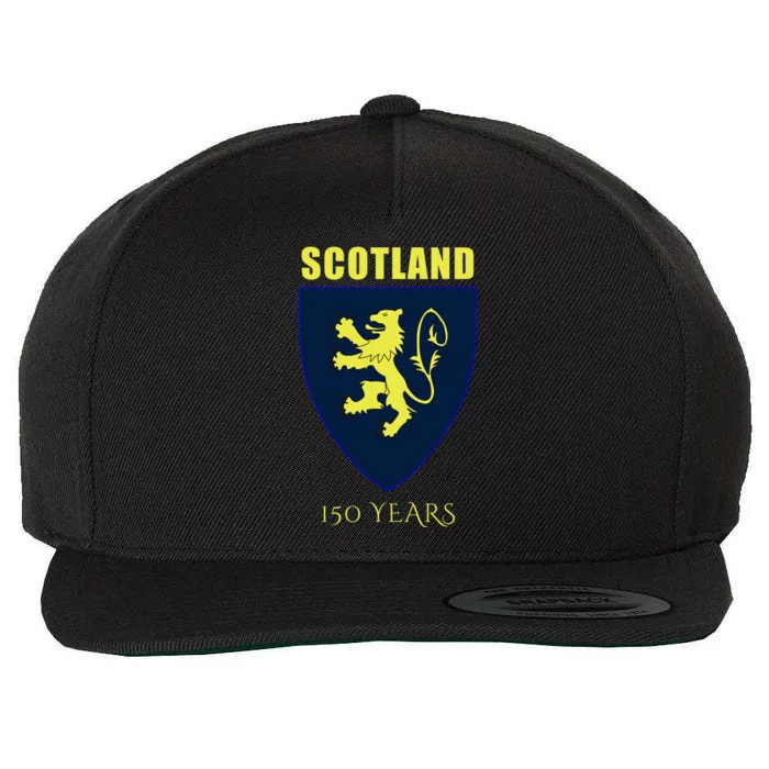 Scotland Football 150th Anniversary Scottish Wool Snapback Cap