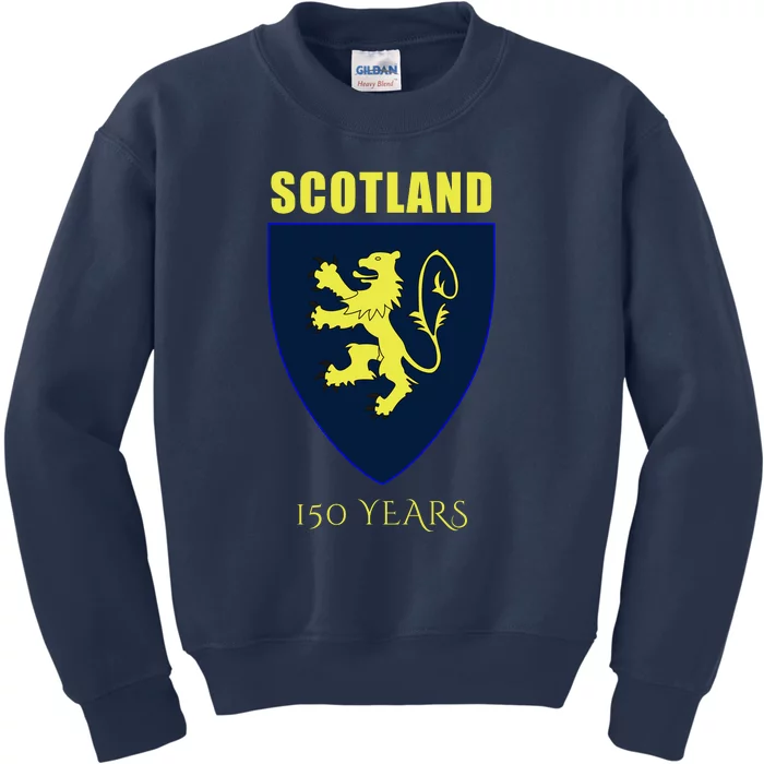 Scotland Football 150th Anniversary Scottish Kids Sweatshirt